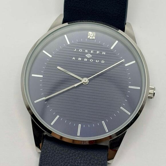 Silver & Blue Joseph Abboud Men’s Watch - Picture 3 of 5